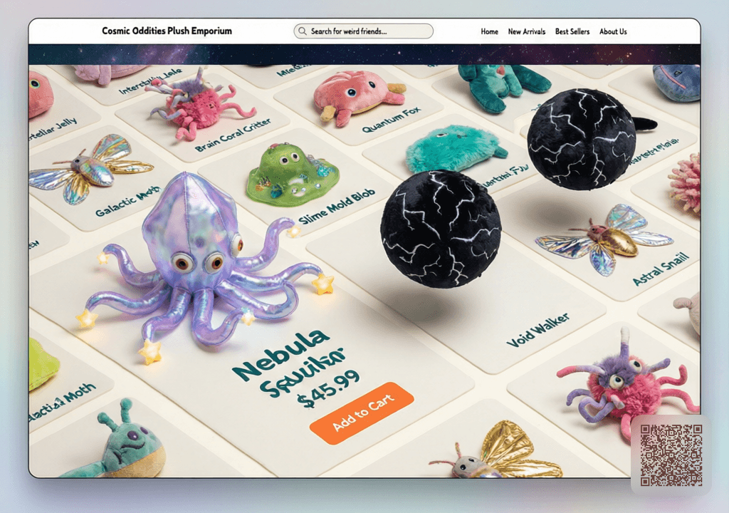 Bizarre Plush Toy Web Catalog