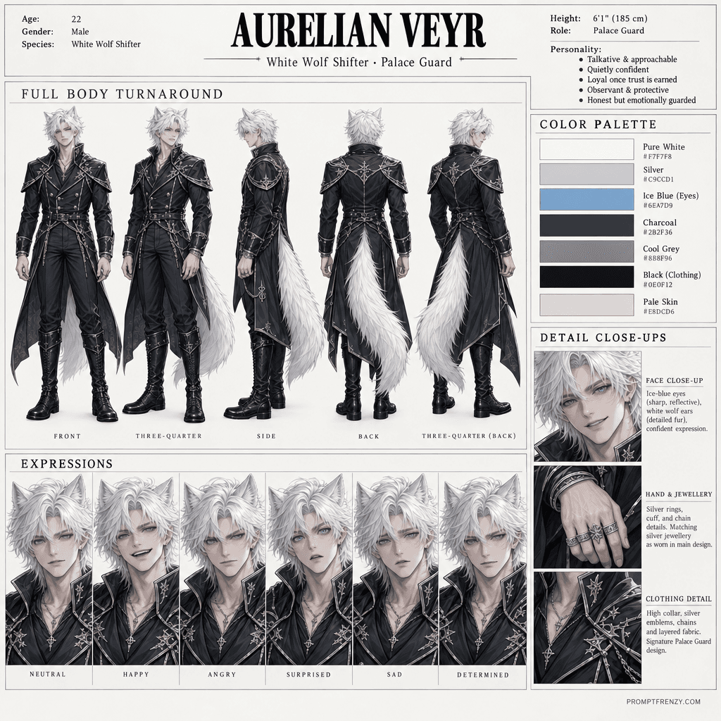AI Character Sheet Prompt
