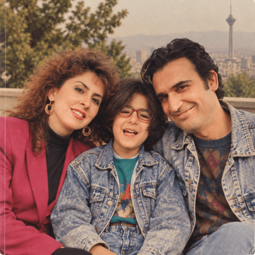 AI 80s Retro Couple Photo Generator