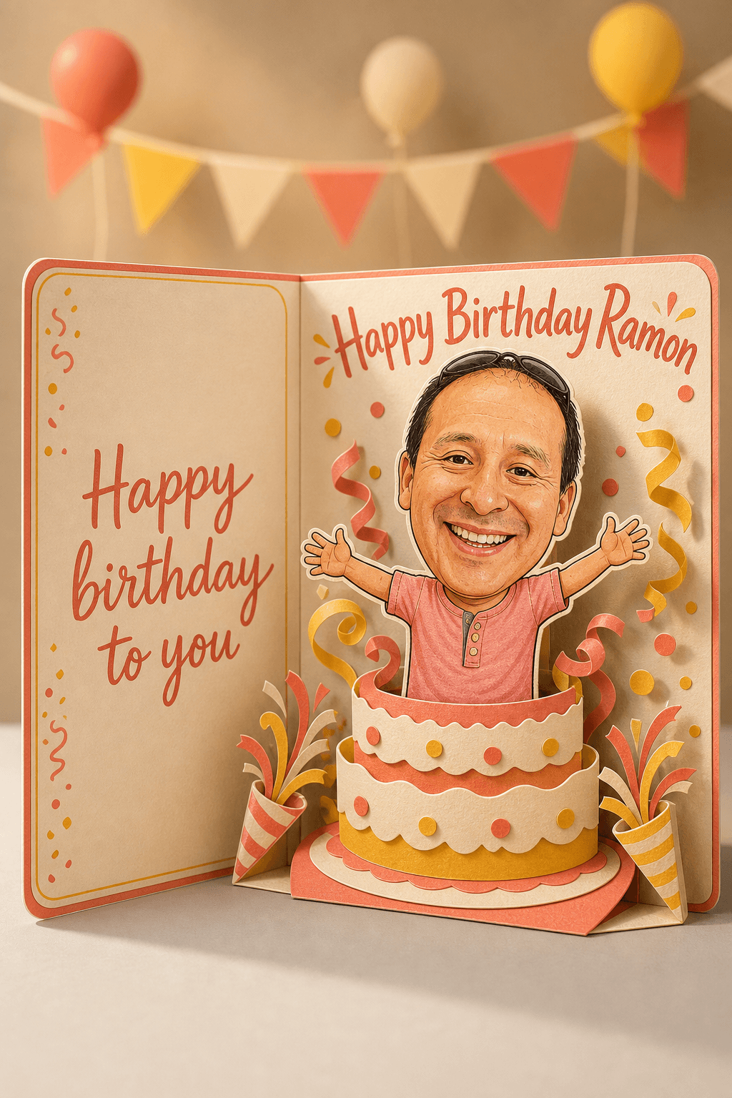 Birthday Caricature Card