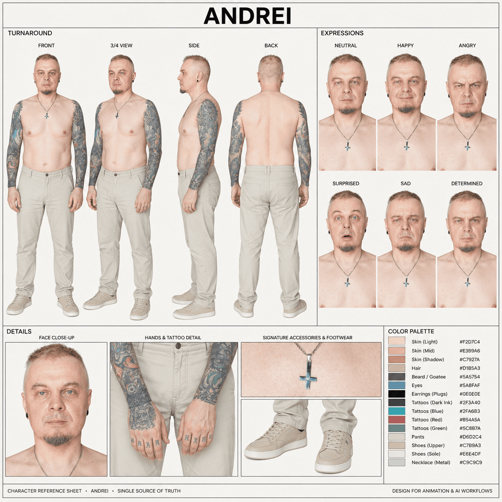 AI Character Sheet Prompt