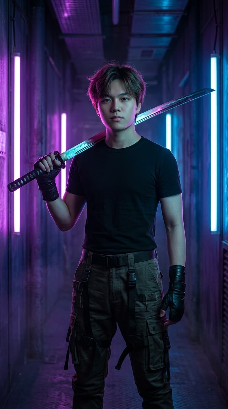 Katana Cinematic Portrait