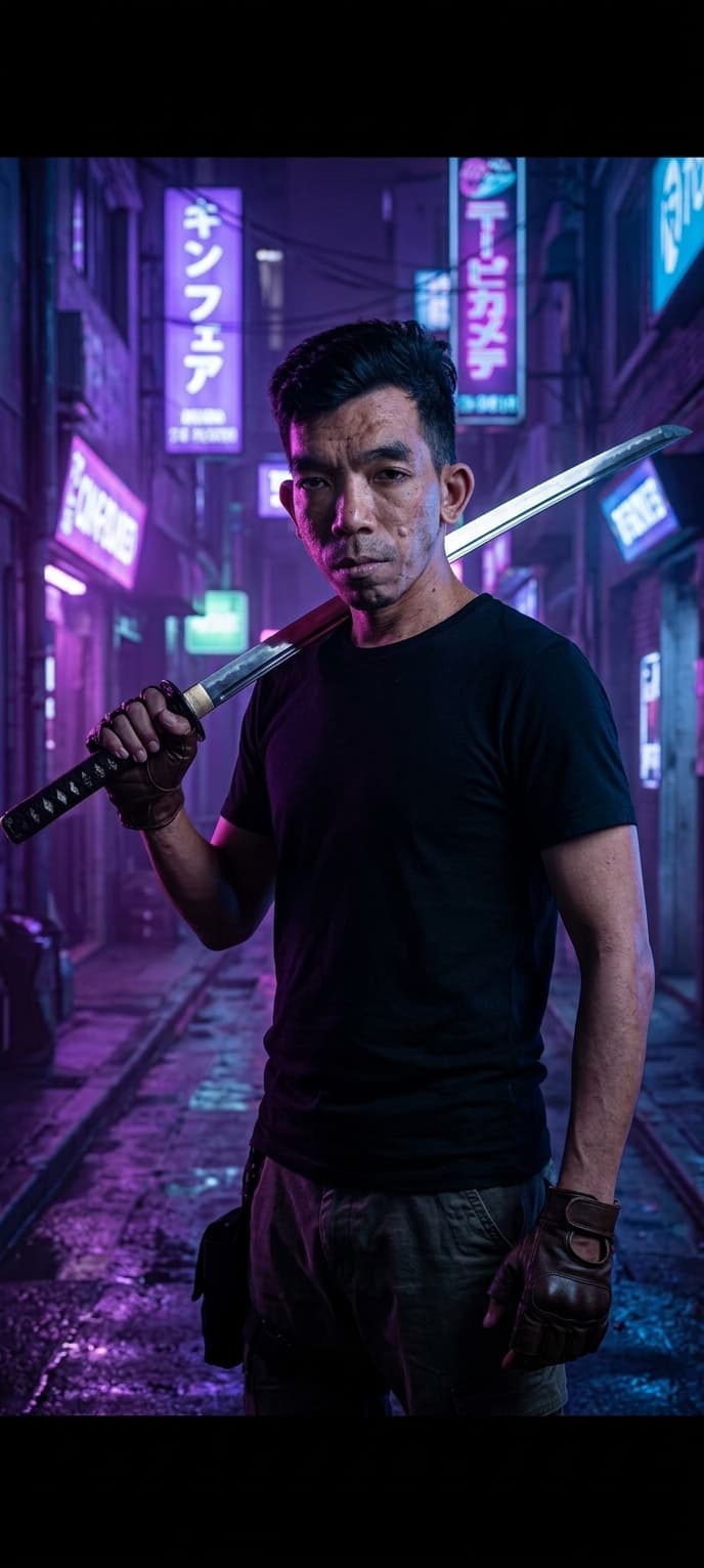 Katana Cinematic Portrait