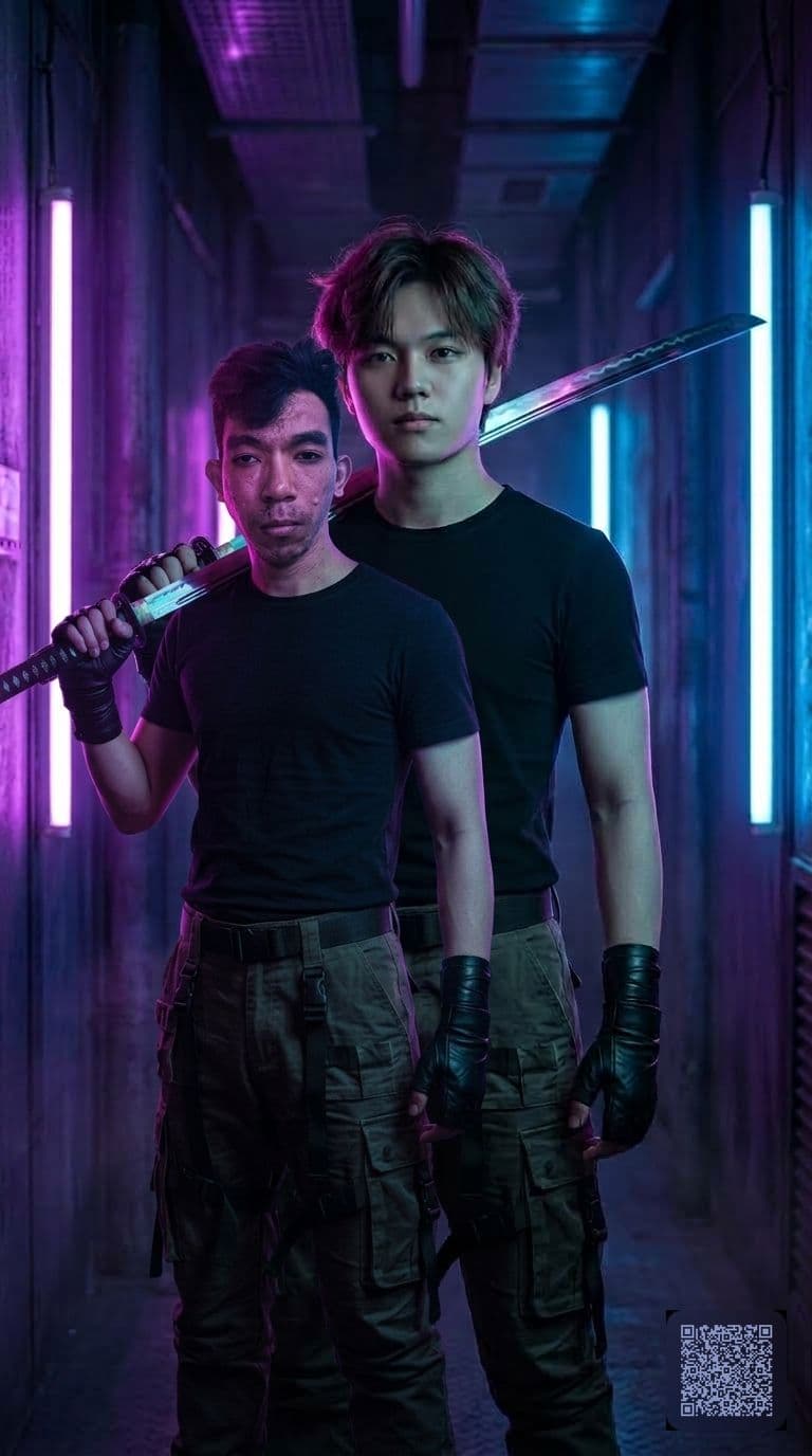Katana Cinematic Portrait — Add Someone