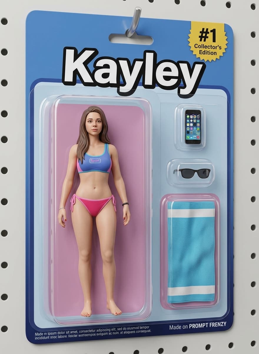 Action Figure in Blister Pack Prompt