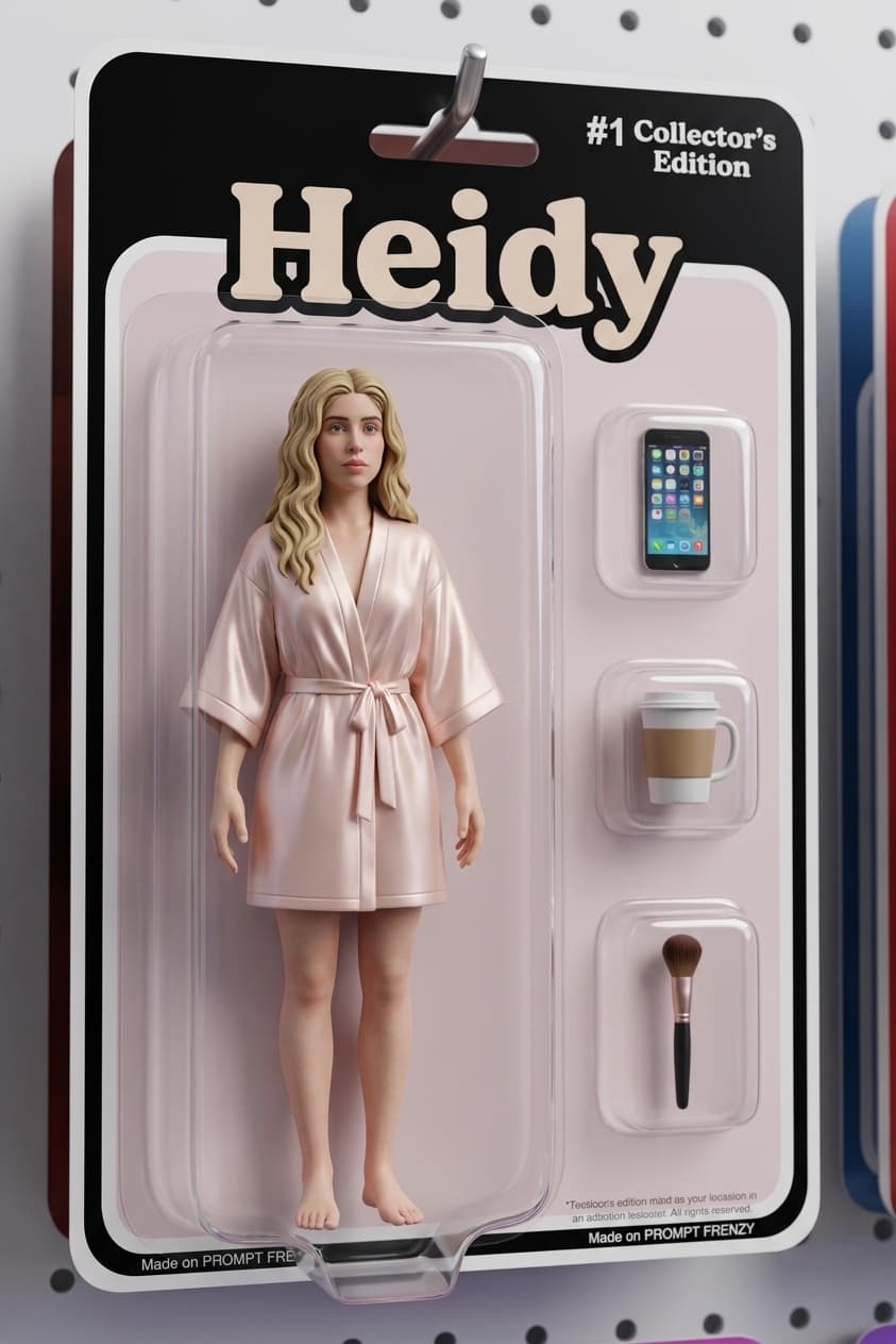 Action Figure in Blister Pack Prompt