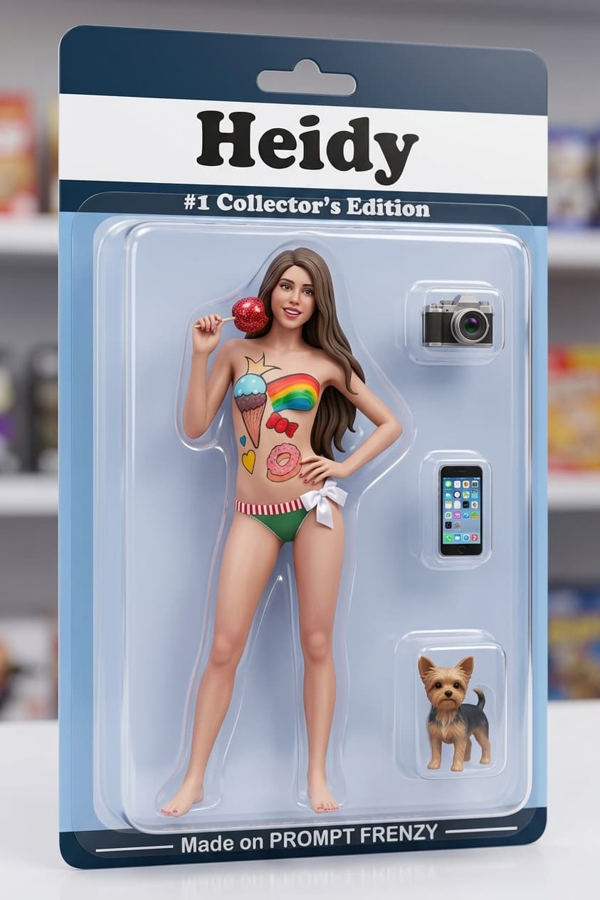 Action Figure in Blister Pack Prompt