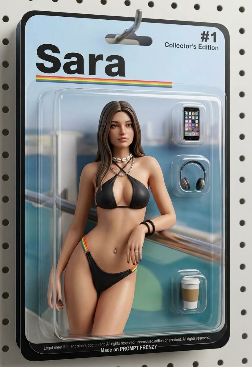Action Figure in Blister Pack Prompt