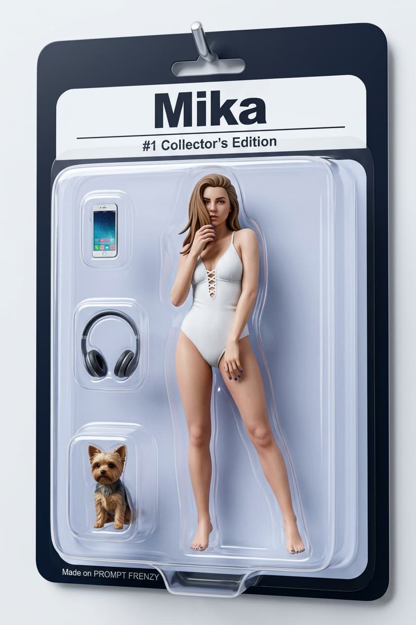 Action Figure in Blister Pack Prompt