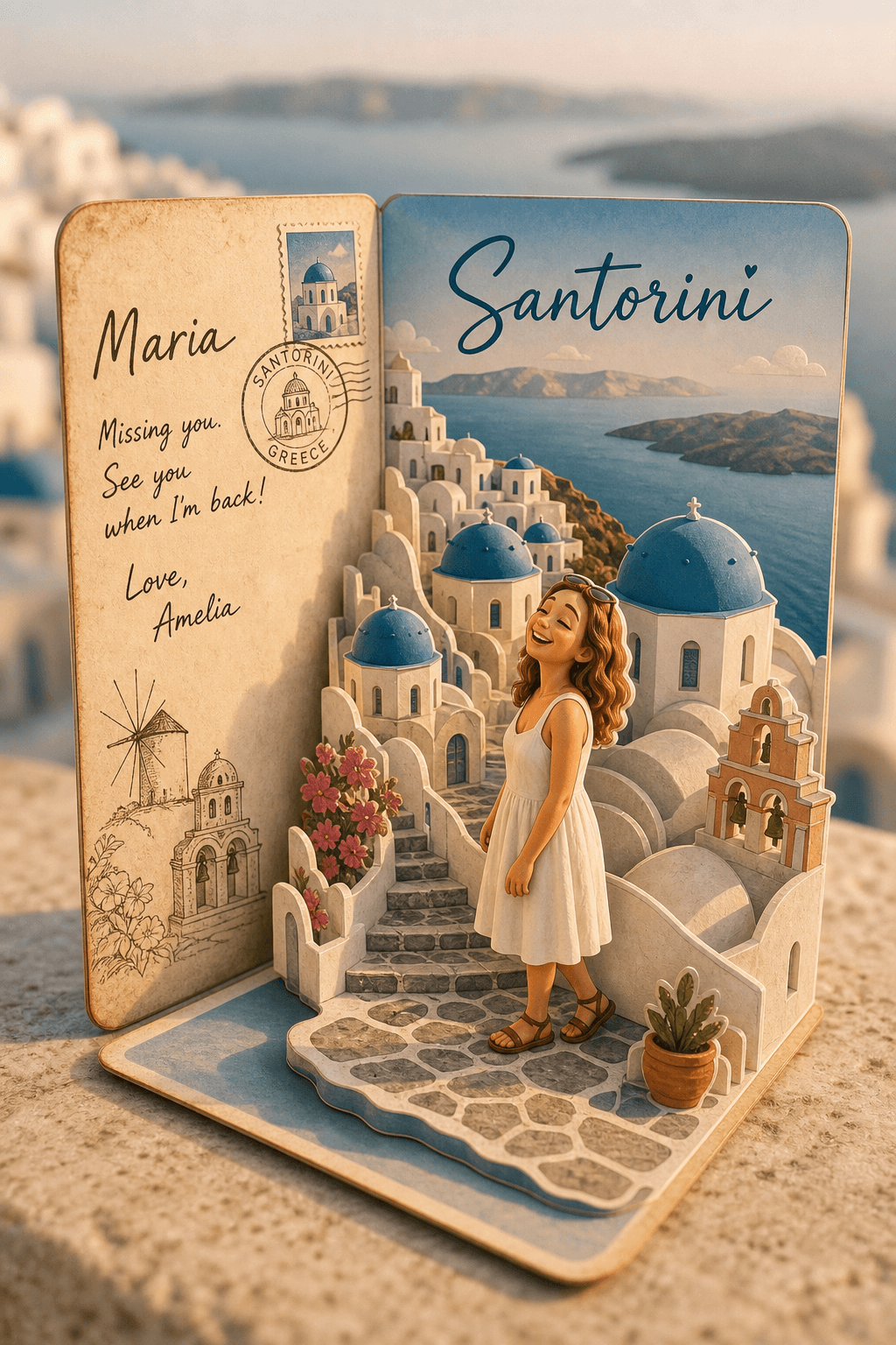 Pop-Up Postcard From Your Trip