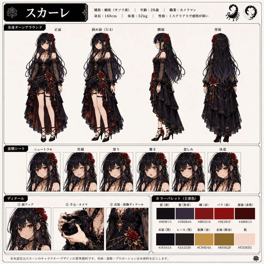 AI Character Sheet Prompt