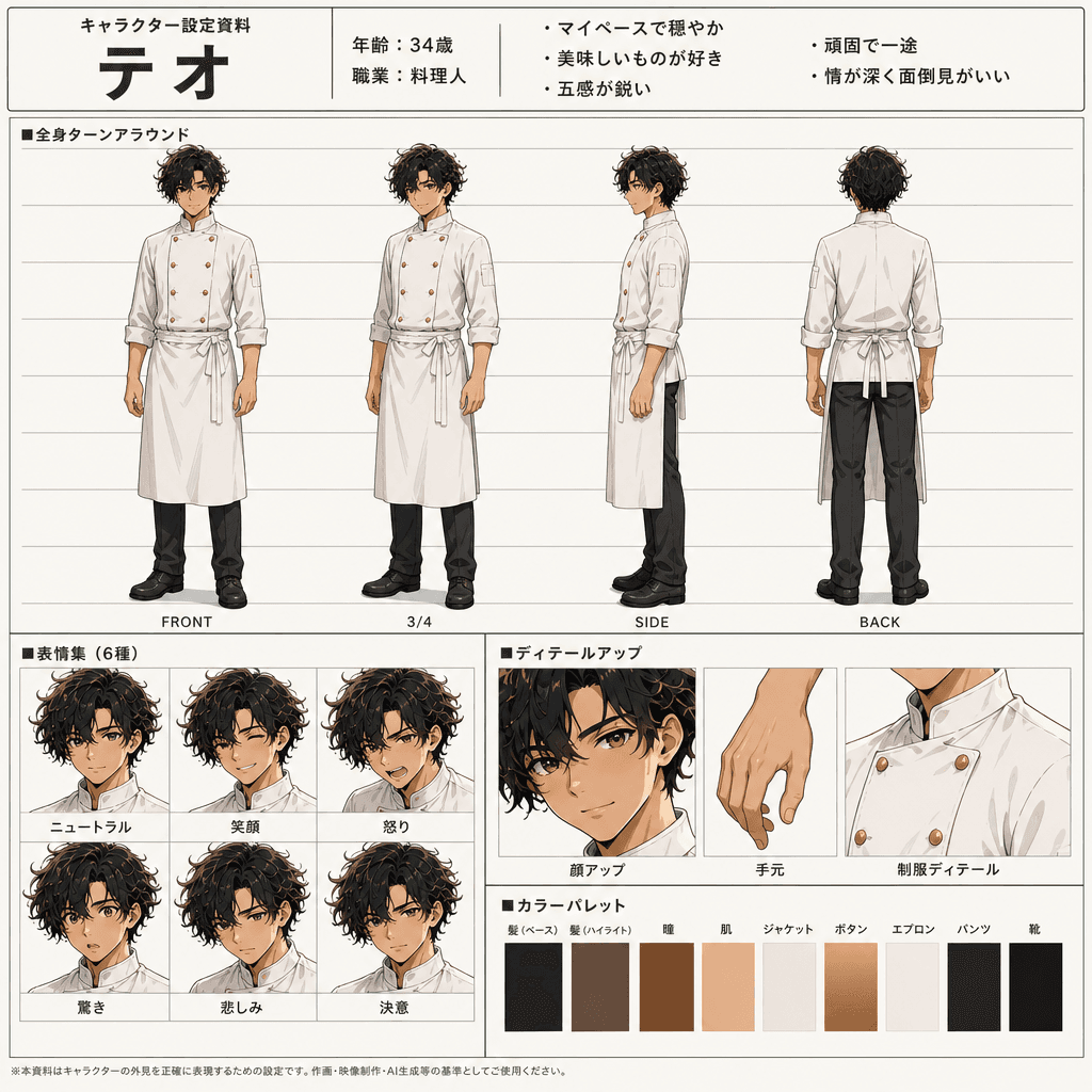 AI Character Sheet Prompt