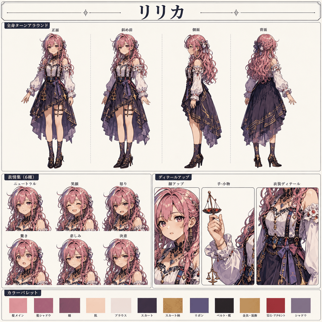 AI Character Sheet Prompt