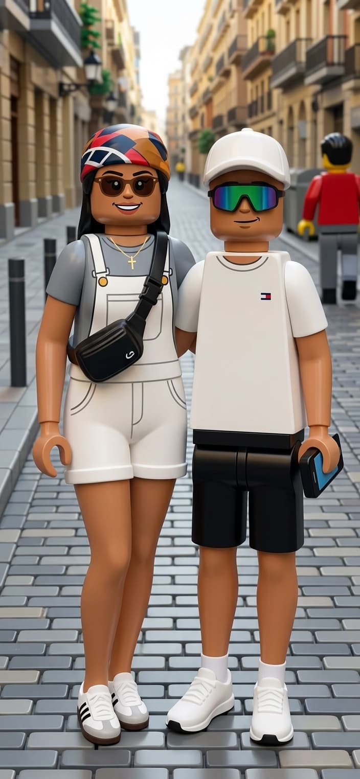 Turn photos into a LEGO scene