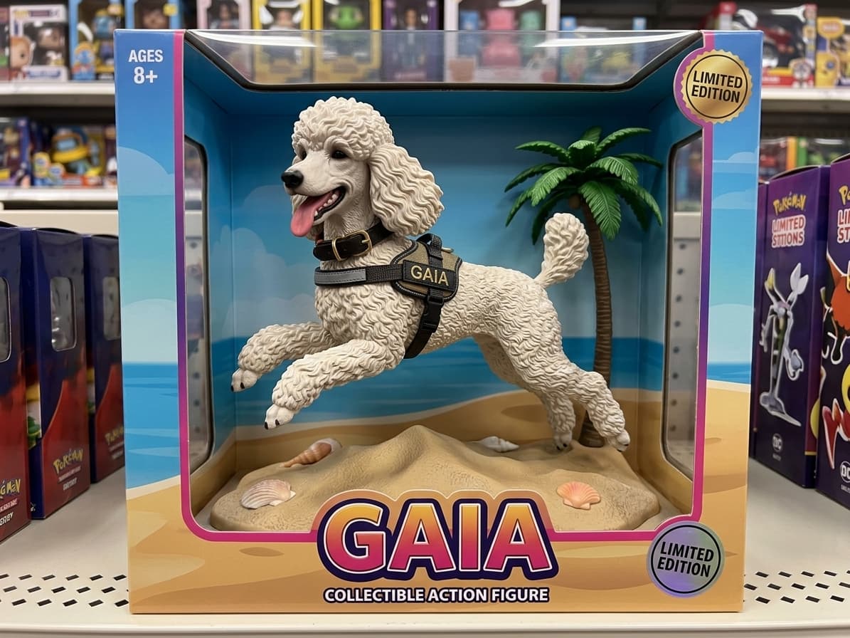 Turn this pet into a collectible action figure