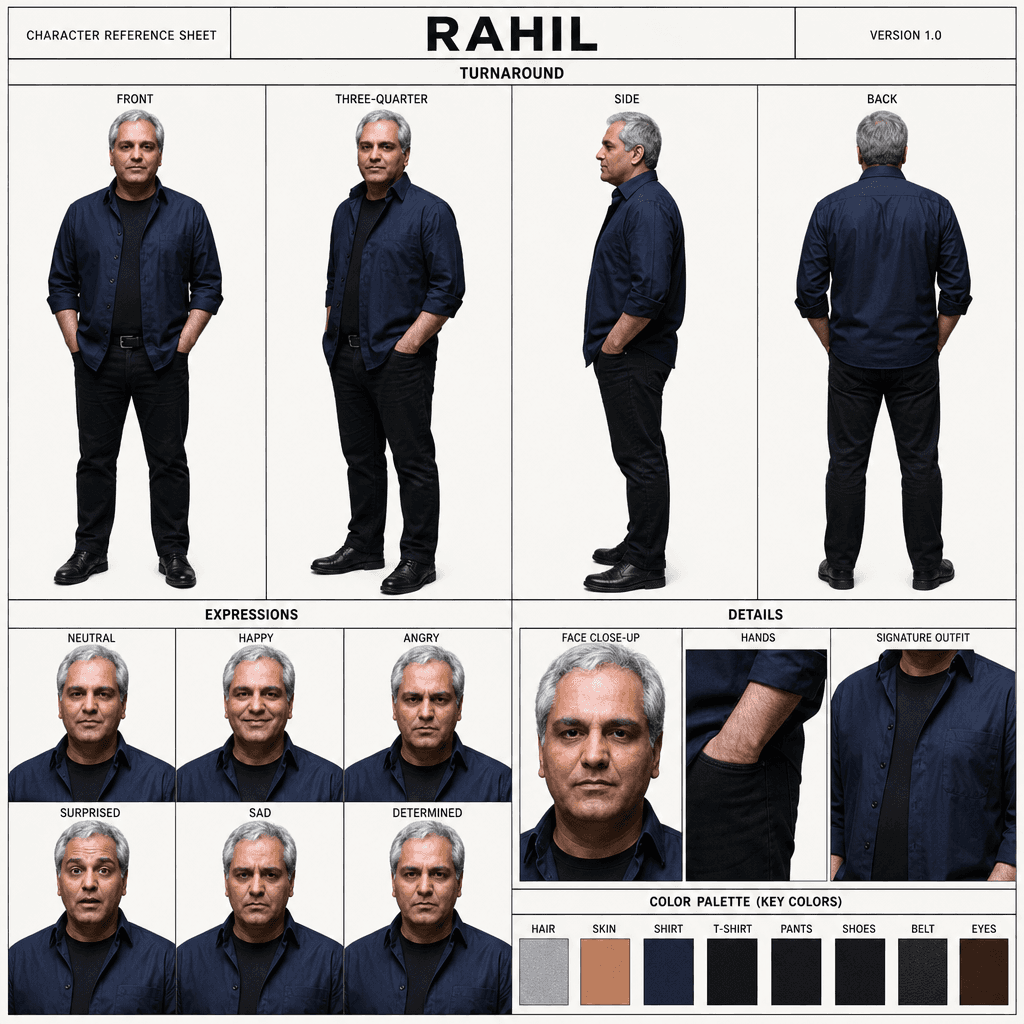 AI Character Sheet Prompt