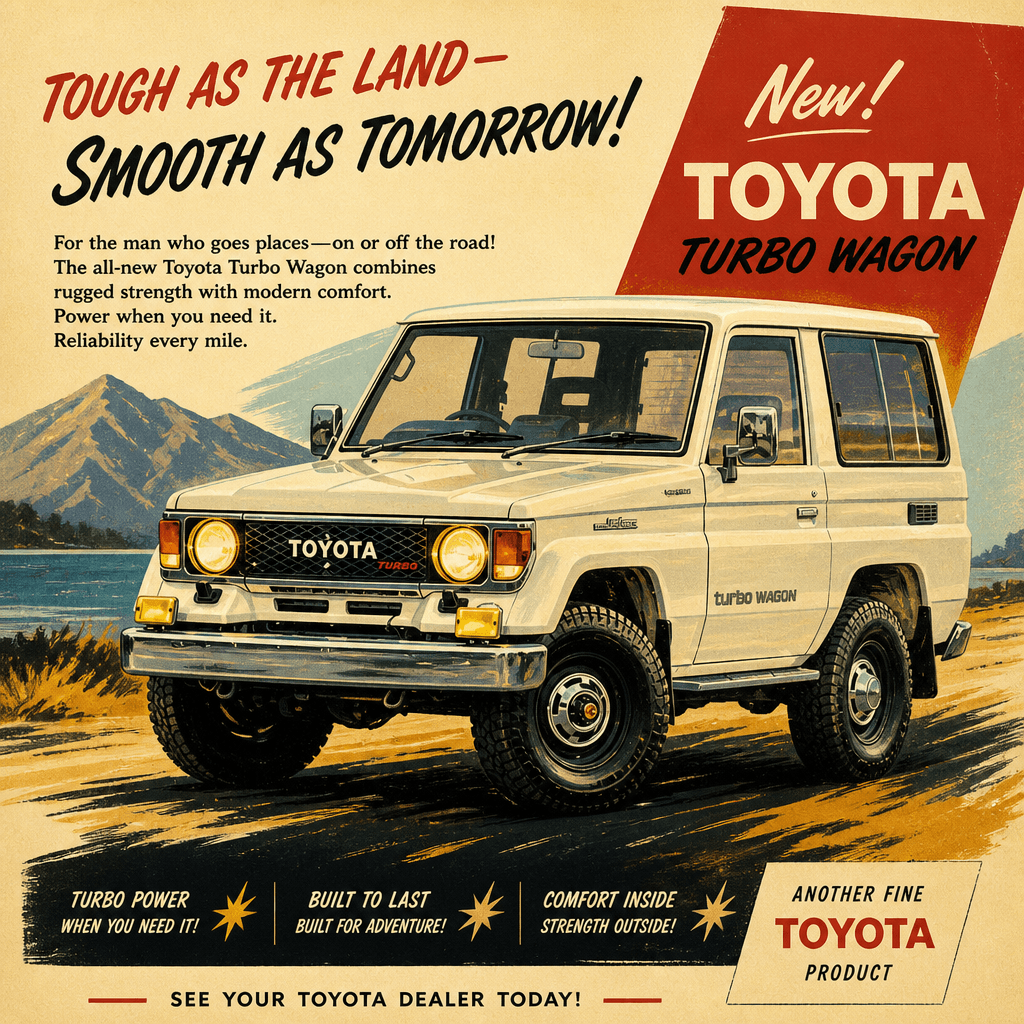 1950s American Advertising style
