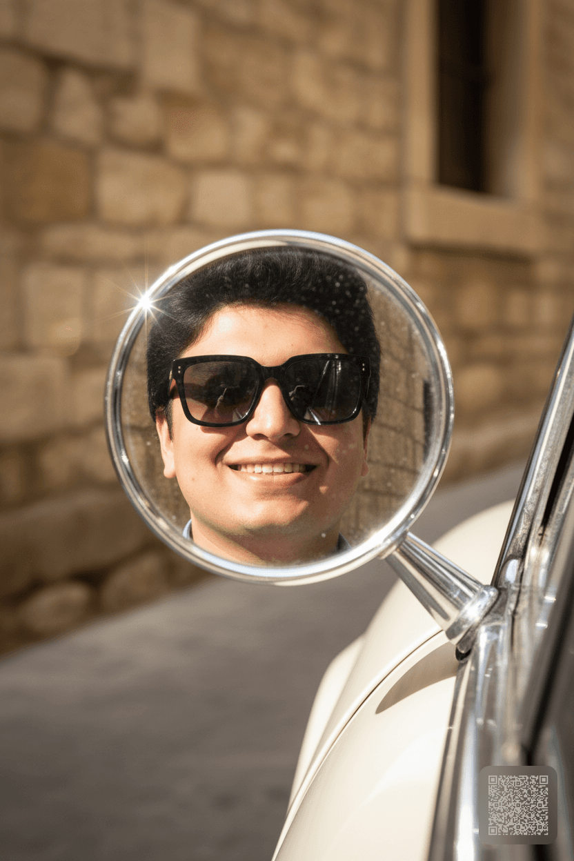 Cabriolet Mirror Photo