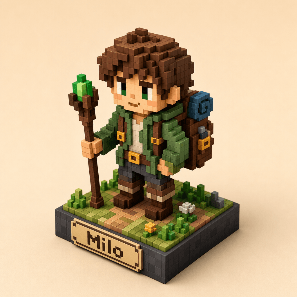 AI Voxel Figure Prompt