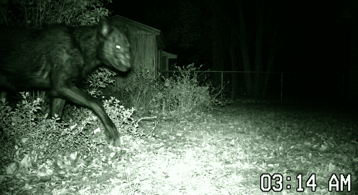 Backyard Cryptid — Night-Vision Trail Cam