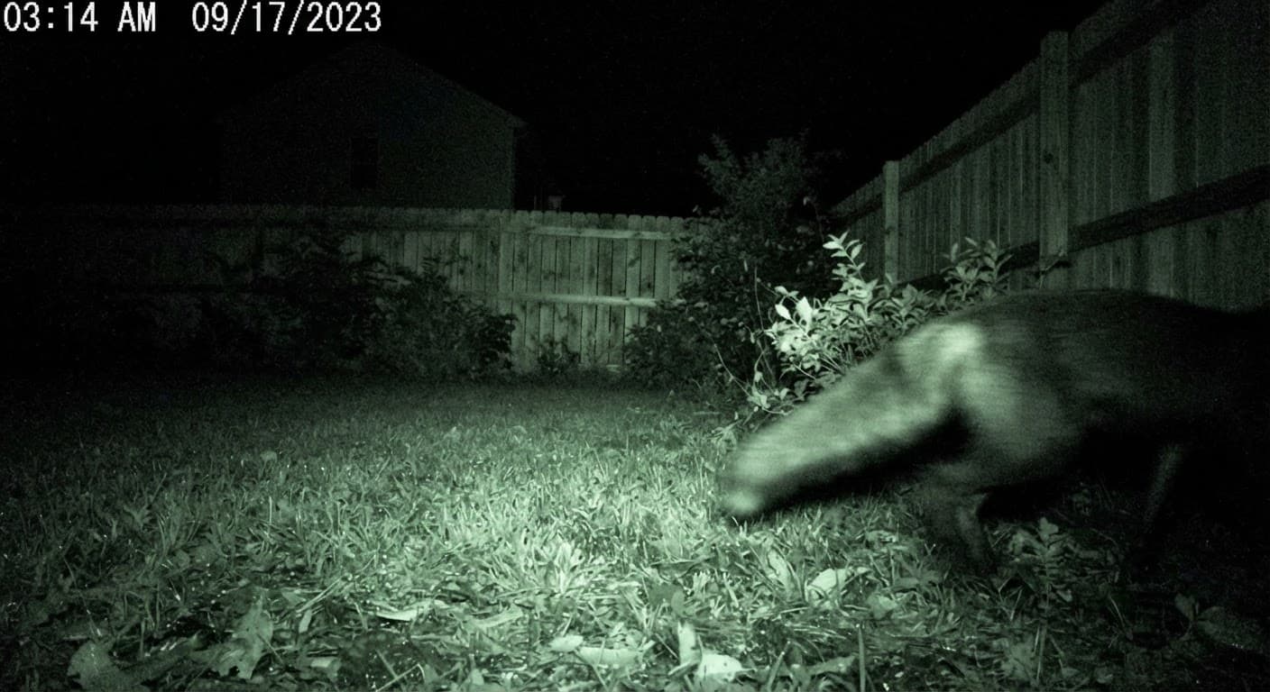 Backyard Cryptid — Night-Vision Trail Cam