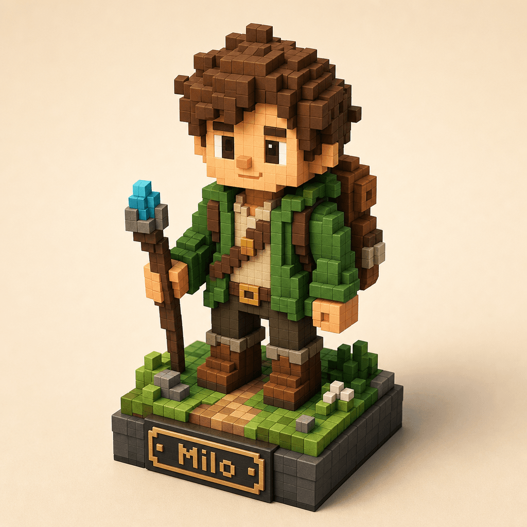 AI Voxel Figure Prompt