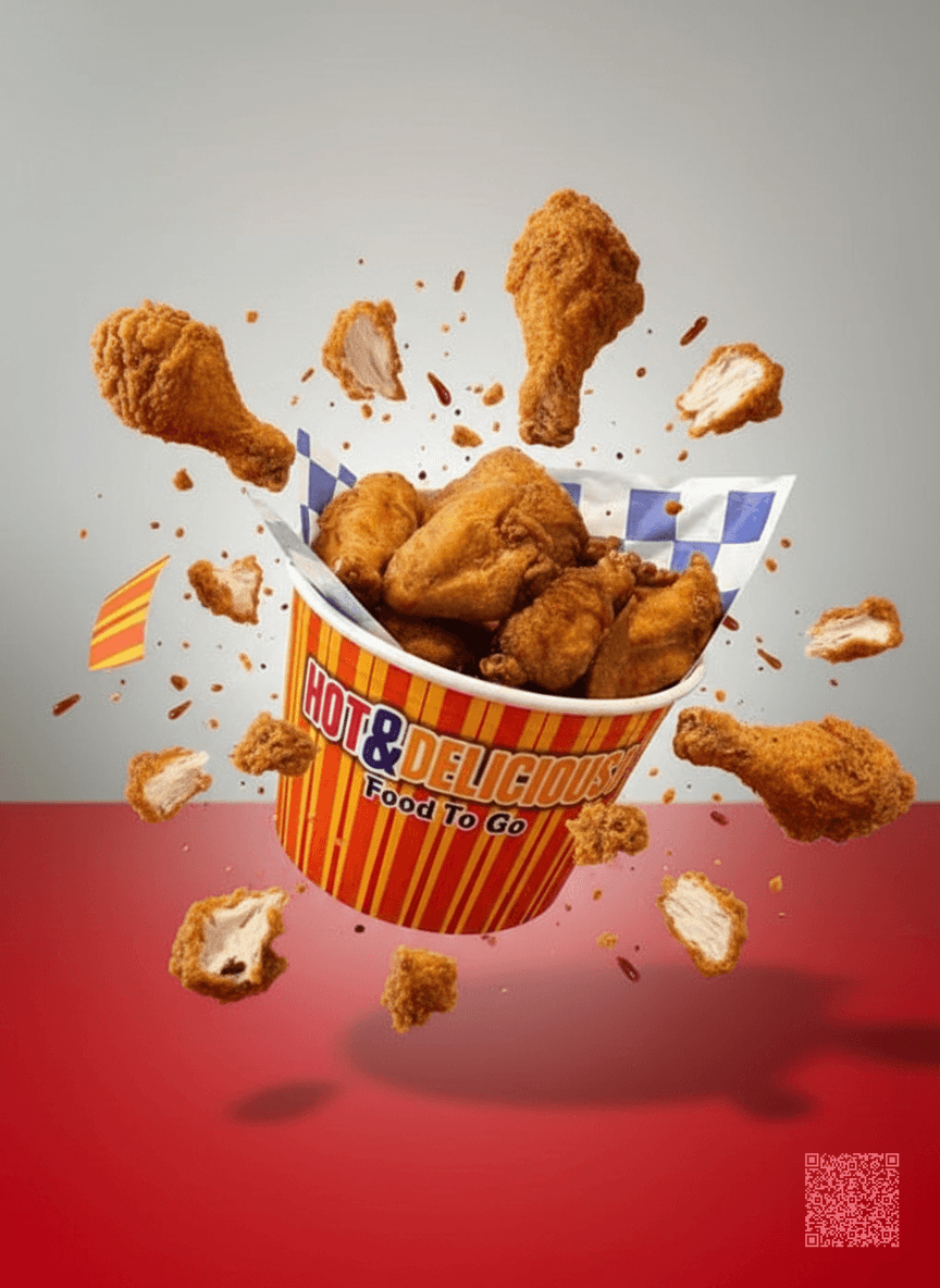AI Food Explosion Generator
