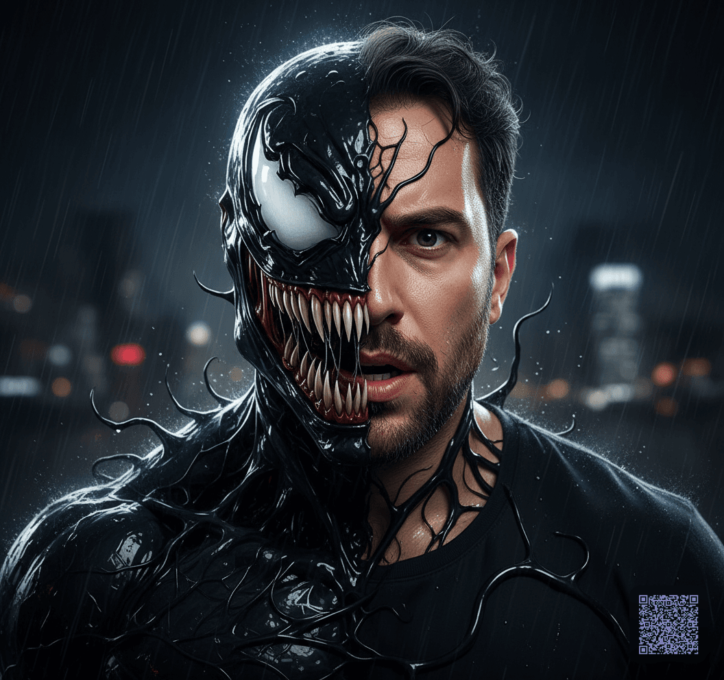 AI Venom Portrait Profile Picture
