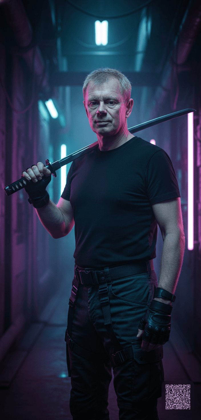 Katana Cinematic Portrait