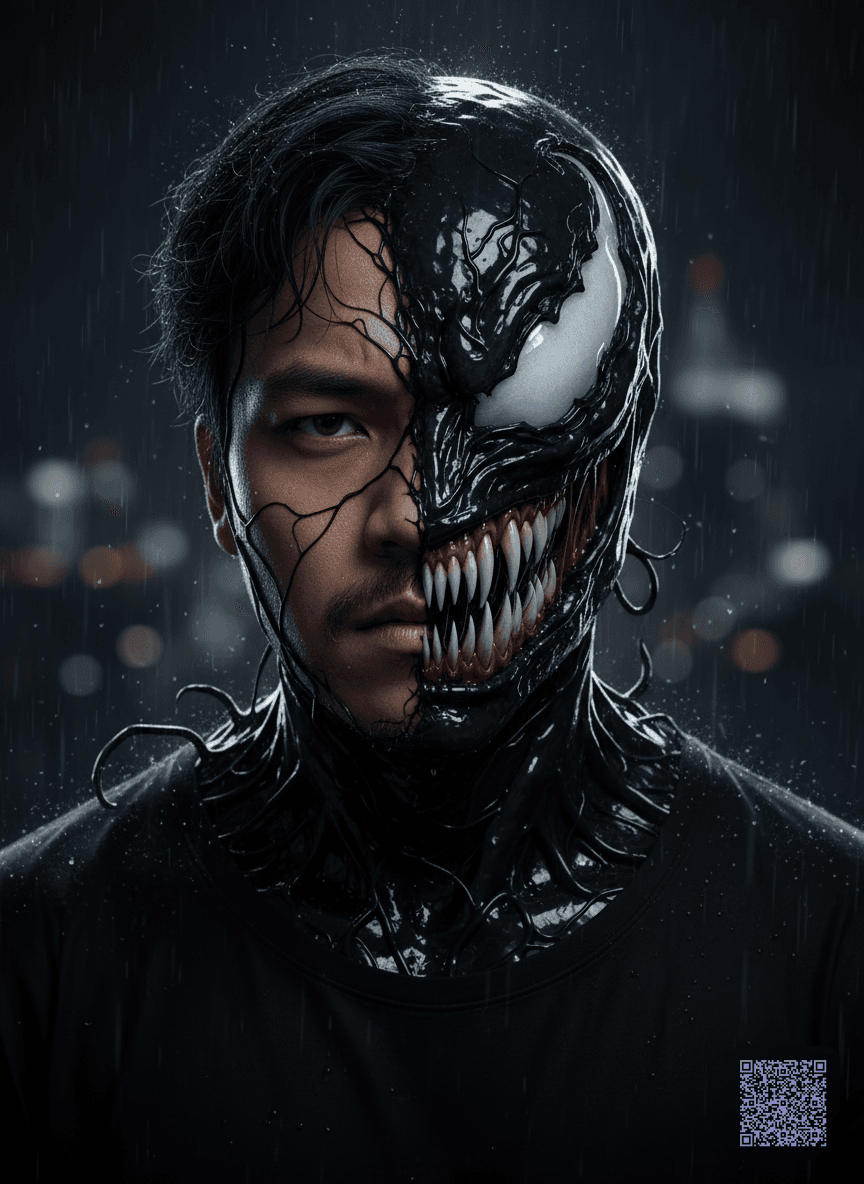 AI Venom Portrait Profile Picture