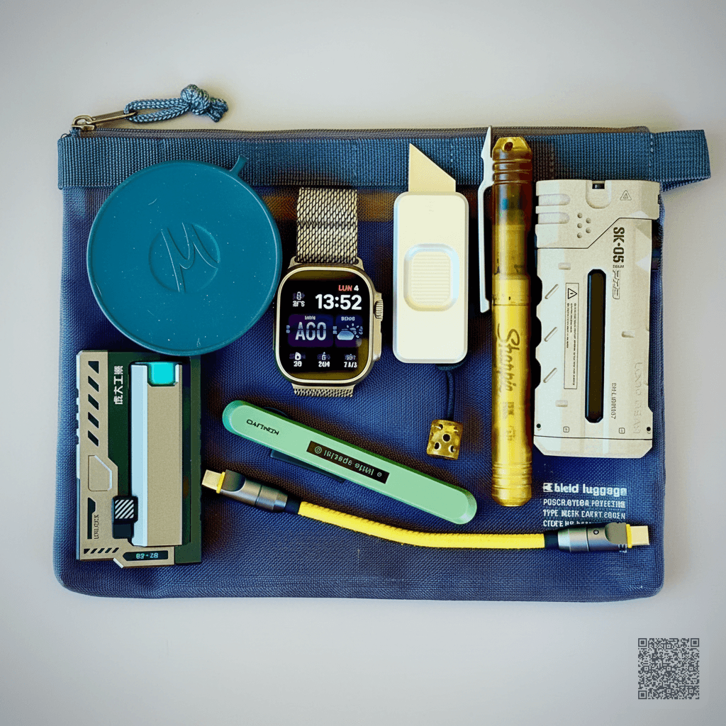 Knolling Flat-lay AI Photo