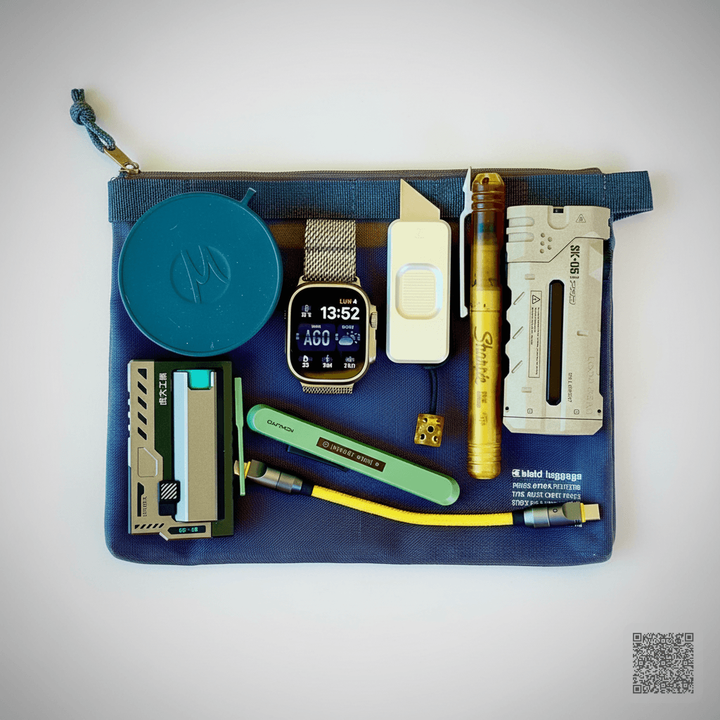 Knolling Flat-lay AI Photo