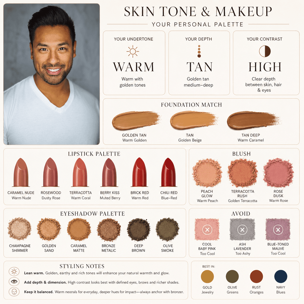 Skin Tone & Makeup Palette