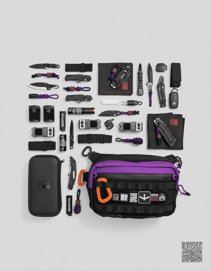 Knolling Flat-lay AI Photo