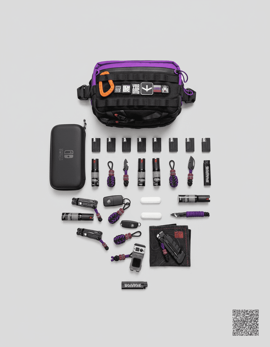 Knolling Flat-lay AI Photo